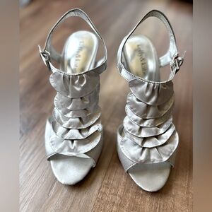 Kelly & Katie Silver Heels